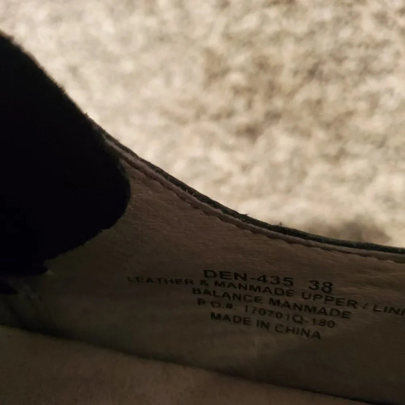 Alegria PG Lite Embossed Black Leather Slip On Shoes 38/8-8.5 - Picture 7 of 7